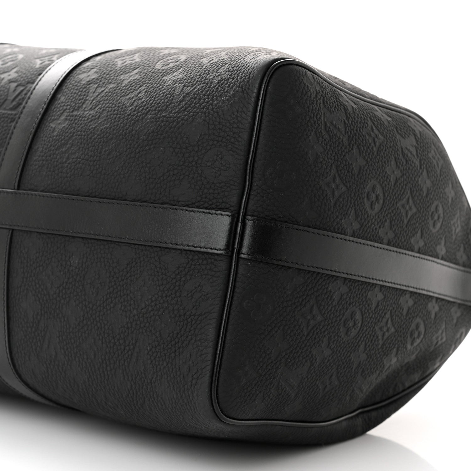 Louis Vuitton Taurillon Monogram Keepall Bandouliere 50 Black 9 of 9