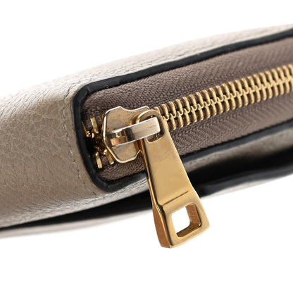 Chloe Grained Calfskin Drew Zipped Wallet Motty Grey 11 of 11
