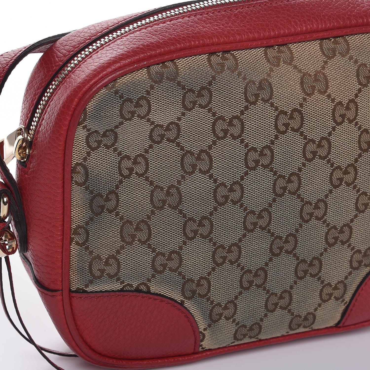 Gucci Monogram Mini Bree Messenger Bag Red 8 of 9