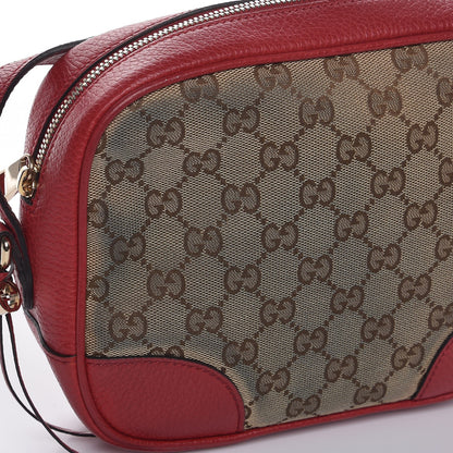 Gucci Monogram Mini Bree Messenger Bag Red 8 of 9