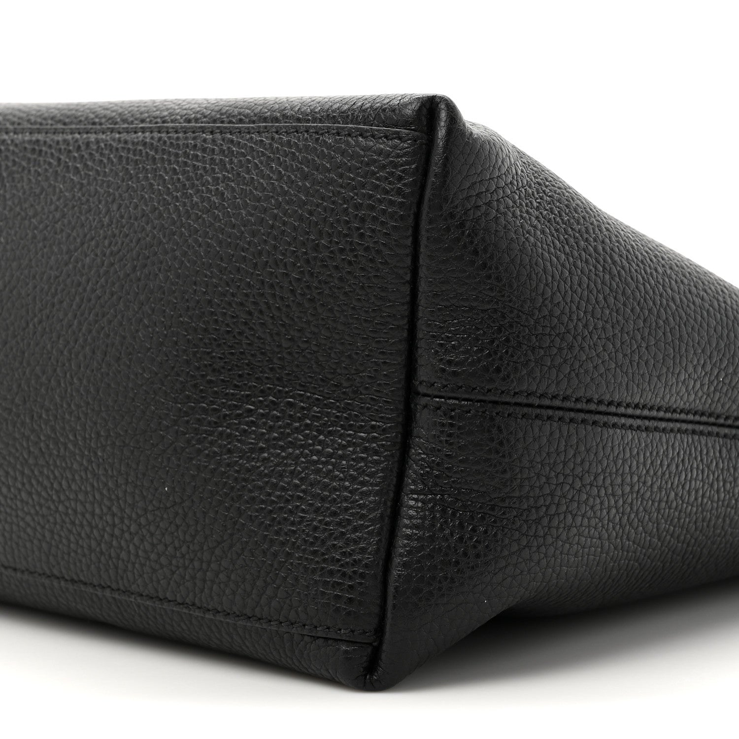 Gucci Pebbled Calfskin Medium Soho Chain Shoulder Bag Black 9 of 13