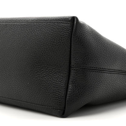 Gucci Pebbled Calfskin Medium Soho Chain Shoulder Bag Black 9 of 13