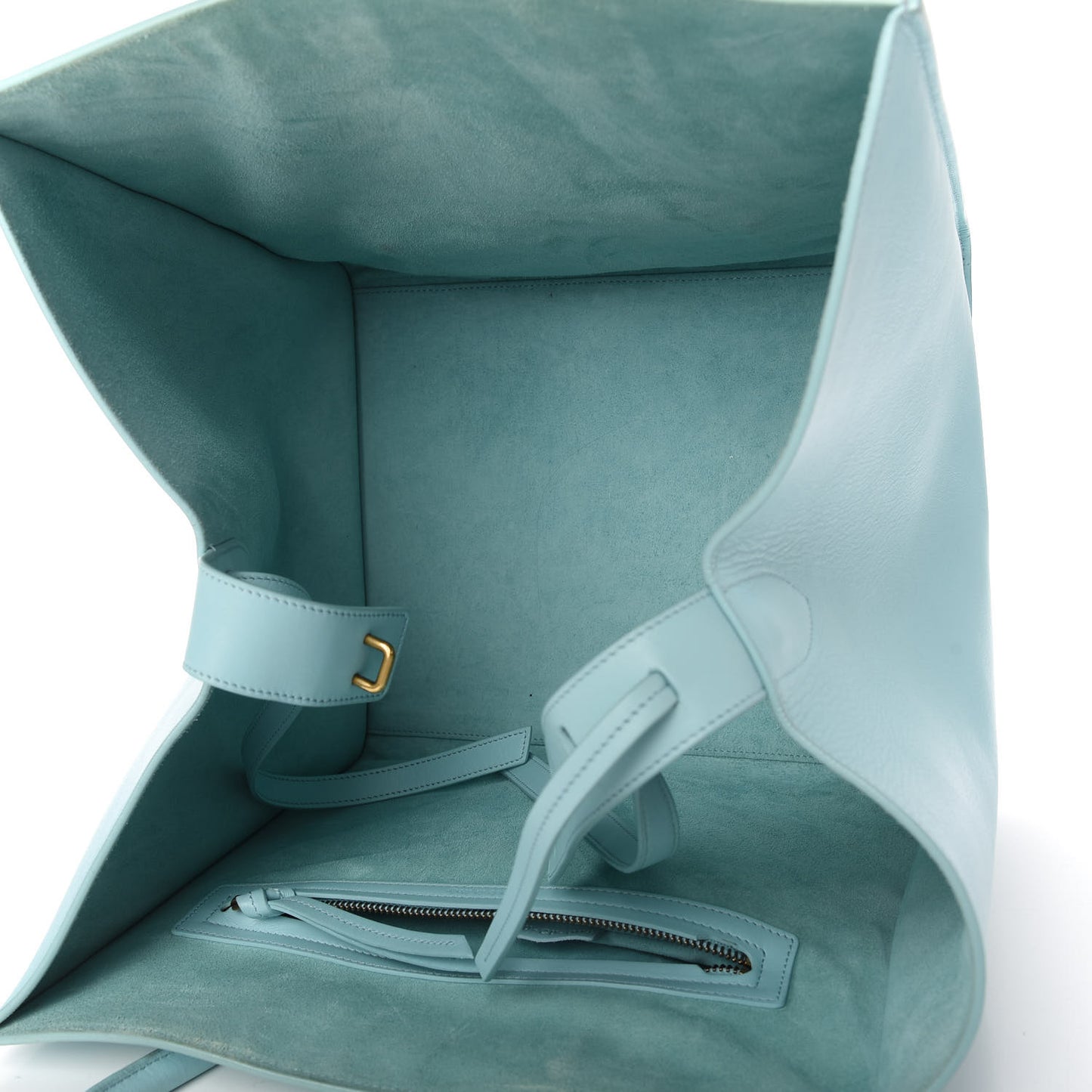 Supple Calfskin Medium Phantom Luggage Azur