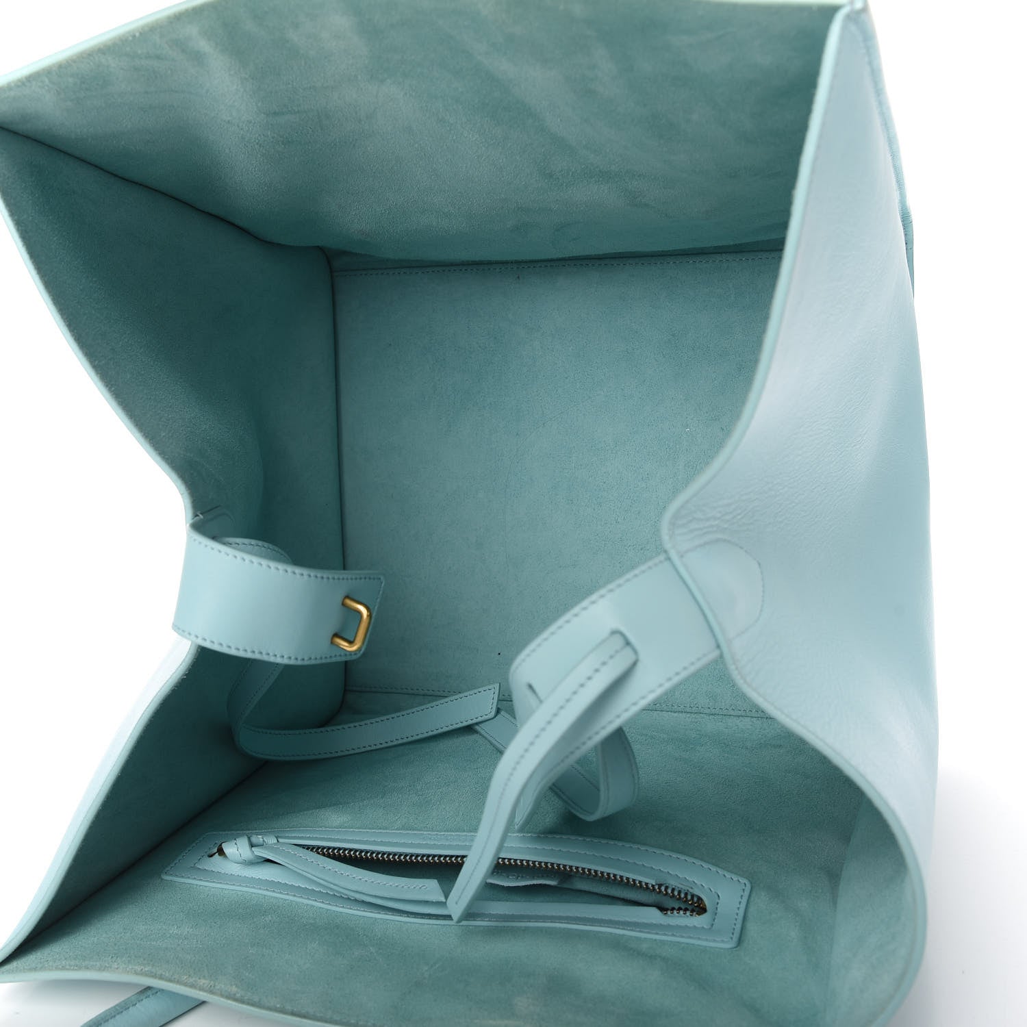 Celine Supple Calfskin Medium Phantom Luggage Azur 5 of 16