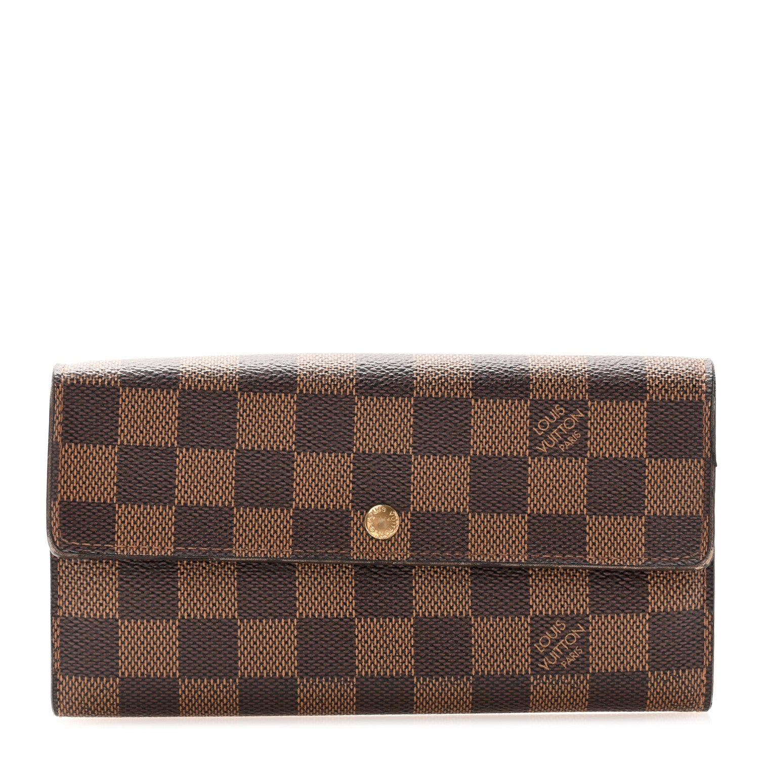Louis Vuitton Damier Ebene Sarah Wallet 1 of 11