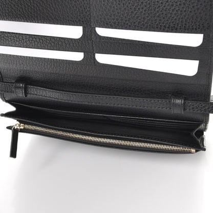 Gucci Dollar Calfskin Mini Swing Wallet Bag Black 5 of 8