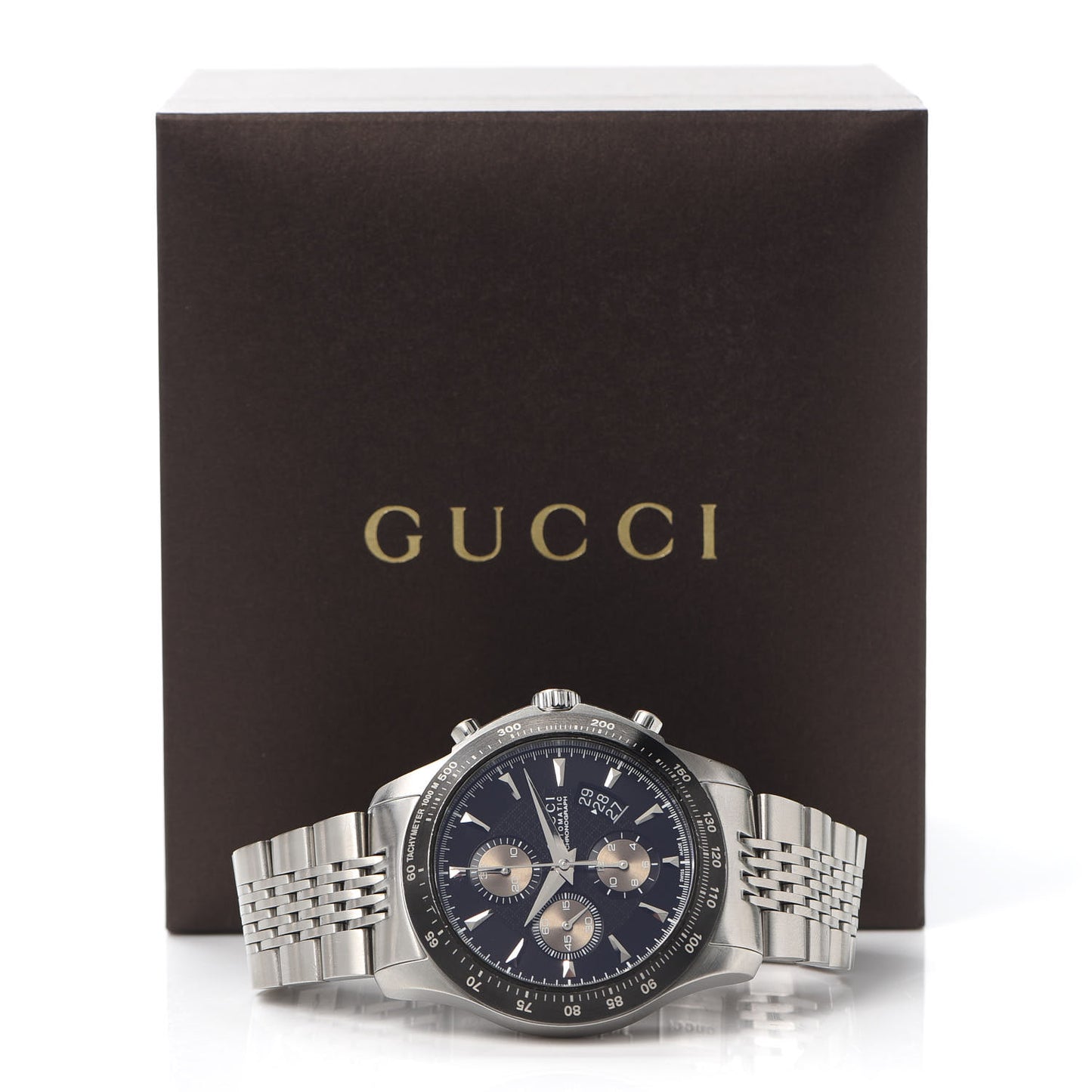 Stainless Steel 46mm G-Timeless Chronograph Automatic Watch Blue