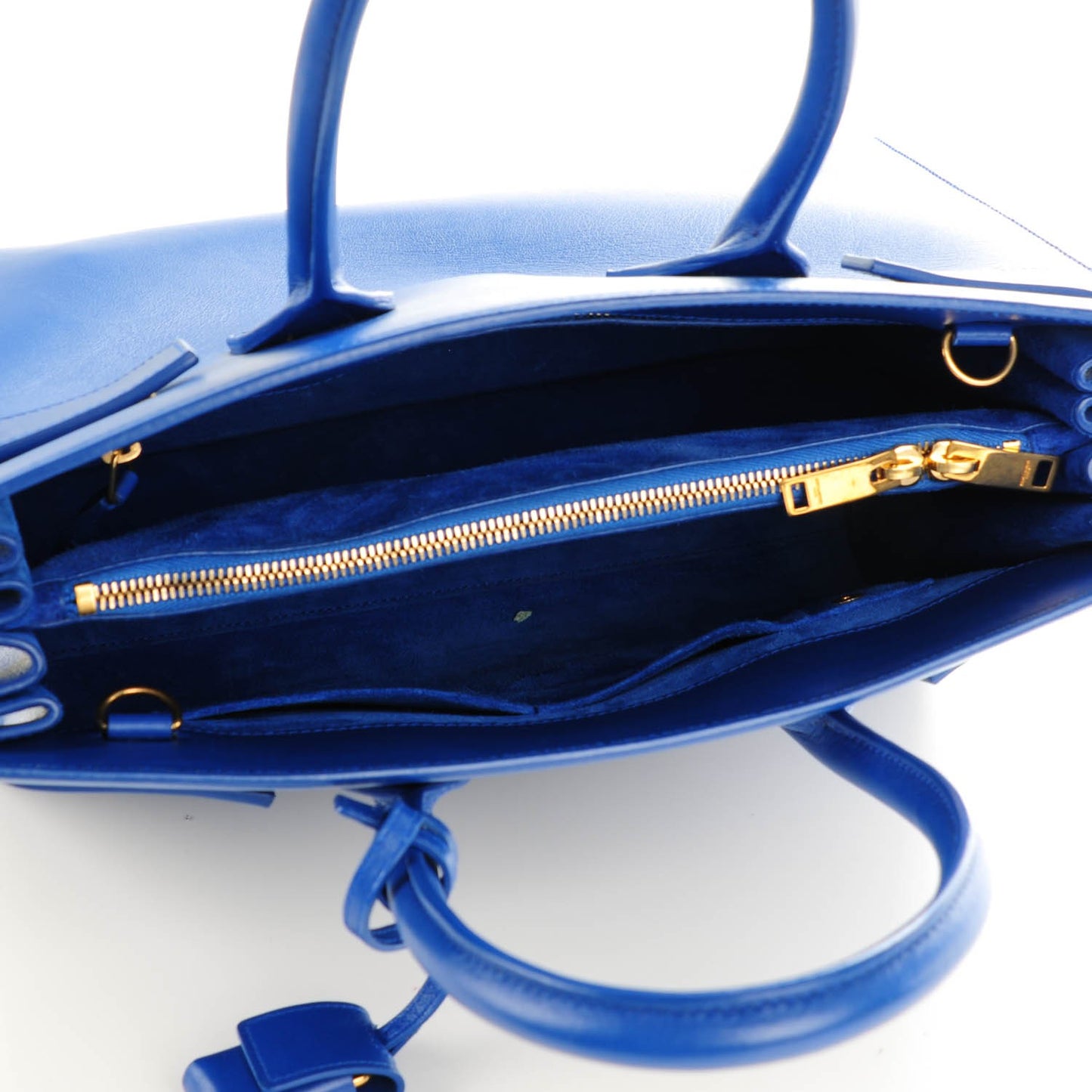 Grained Calfskin Small Sac De Jour Outremer