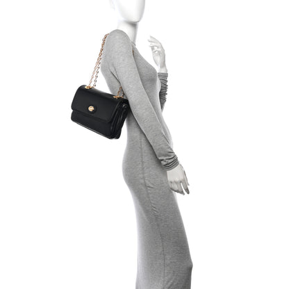 Gucci Azalea Calfskin Small Marina Chain Shoulder Bag Black 2 of 11