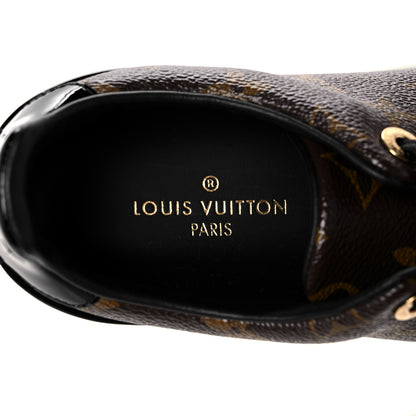 Louis Vuitton Patent Monogram Frontrow Sneakers 35 7 of 7