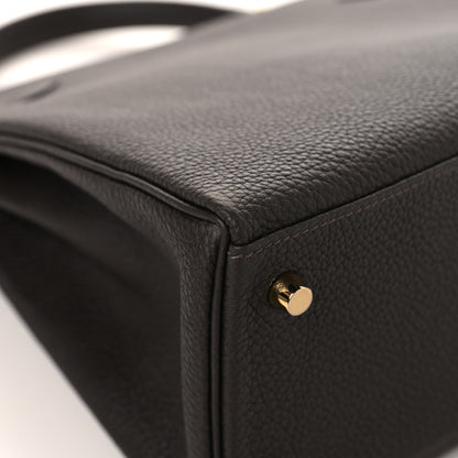Hermes Togo Kelly Retourne 28 Bai Brun 10 of 12