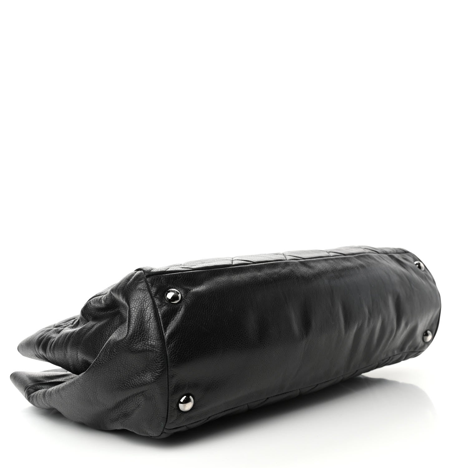 Chanel Soft Caviar Quilted Large Cells Tote Black 3 of 4