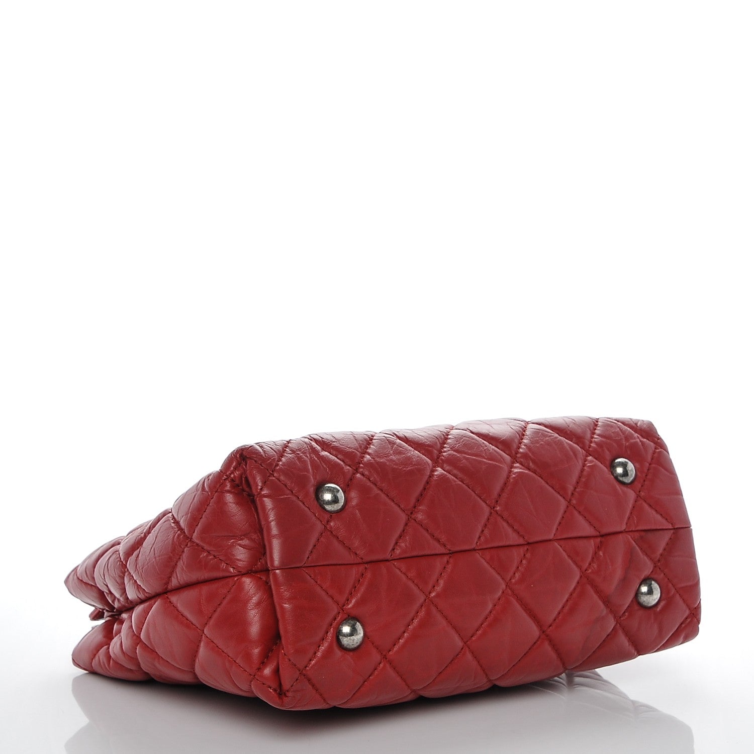 Chanel Aged Calfskin Reissue 2.55 Tote Red 4 of 7