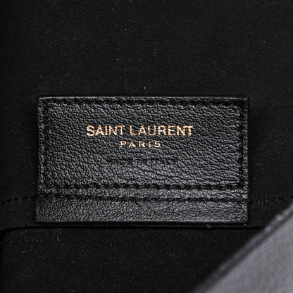 Saint Laurent Calfskin Large Shopping Tote Black 7 of 8