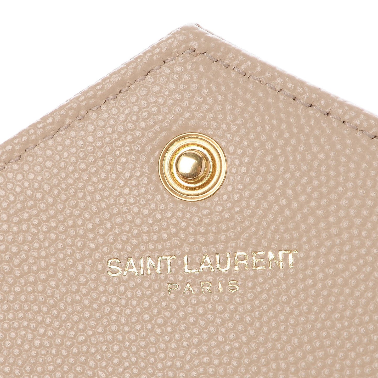 Grain De Poudre Matelasse Chevron Monogram Chain Wallet Nude Powder