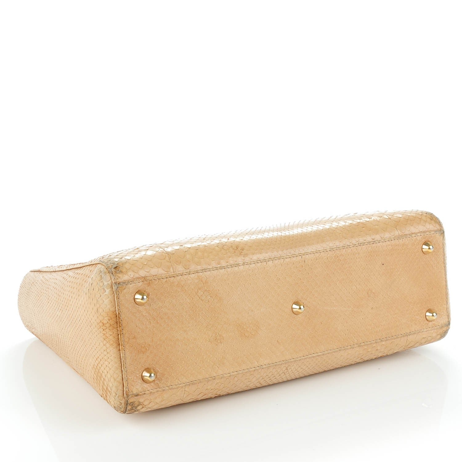 Christian Dior Python Large Lady Dior Beige 4 of 9