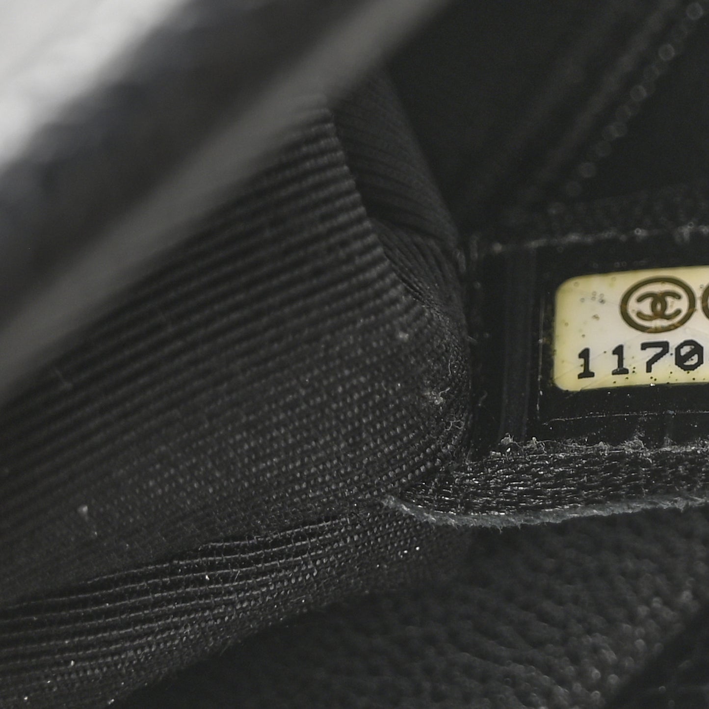 Caviar Quilted Timeless Clutch Black