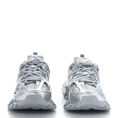 Balenciaga Mesh Nylon Womens Track Sneakers 36 Silver 2 of 7