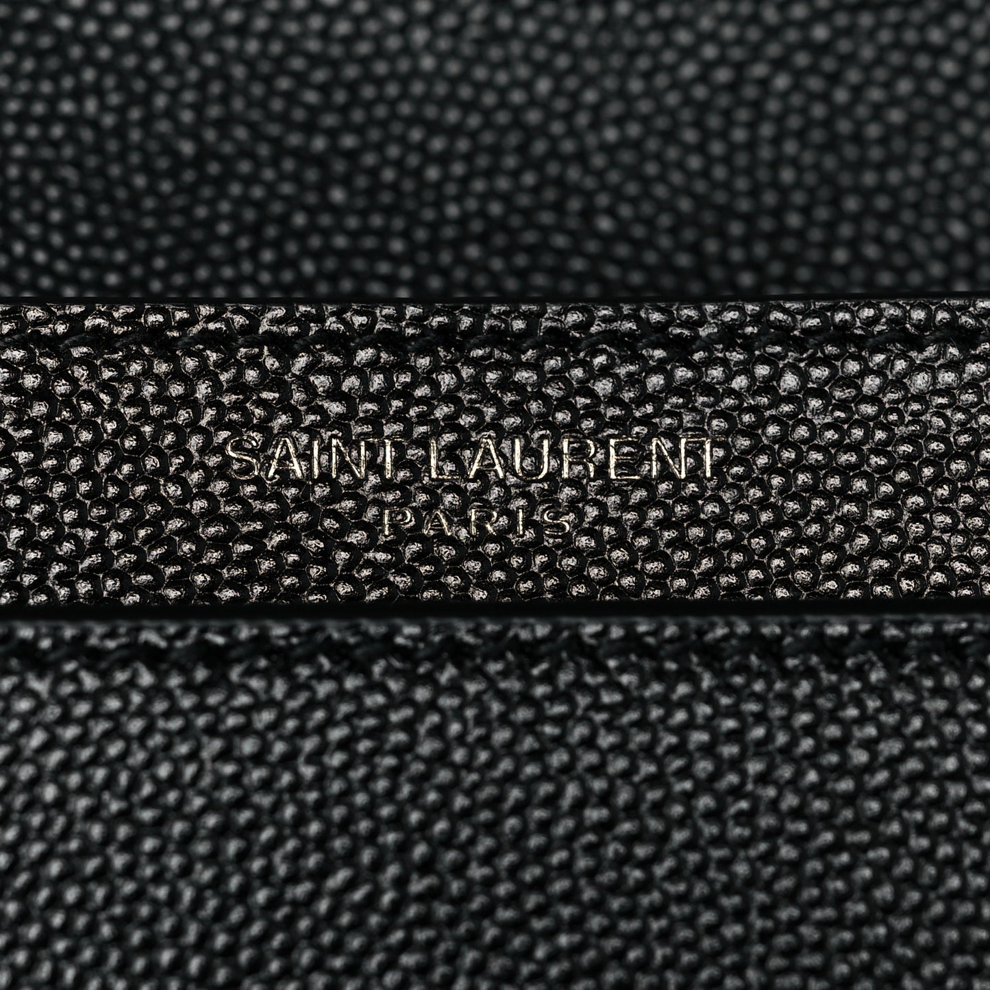 Grain De Poudre Monogram Cassandra Clasp Bag Black