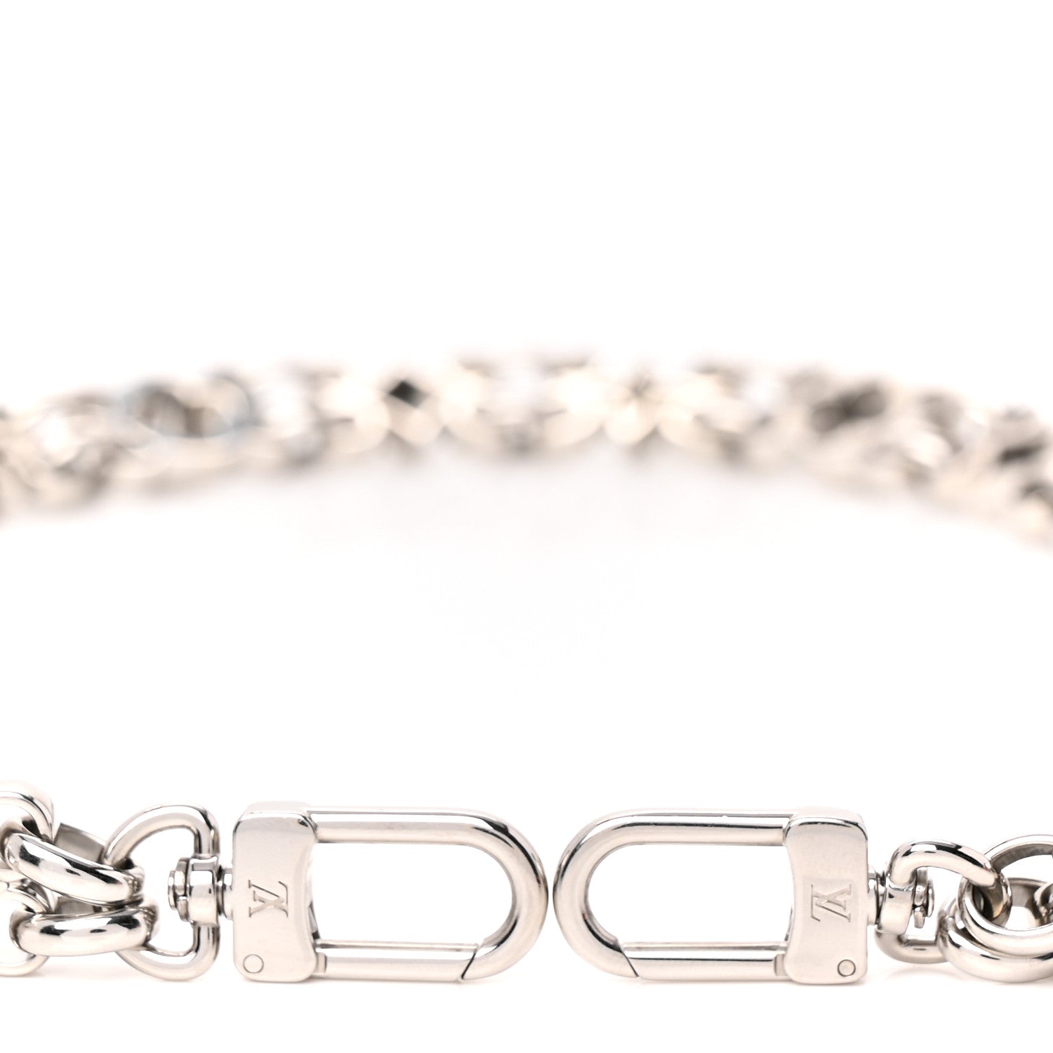 Louis Vuitton Metal My Flower Chain Bag Charm Silver Silver 3 of 3