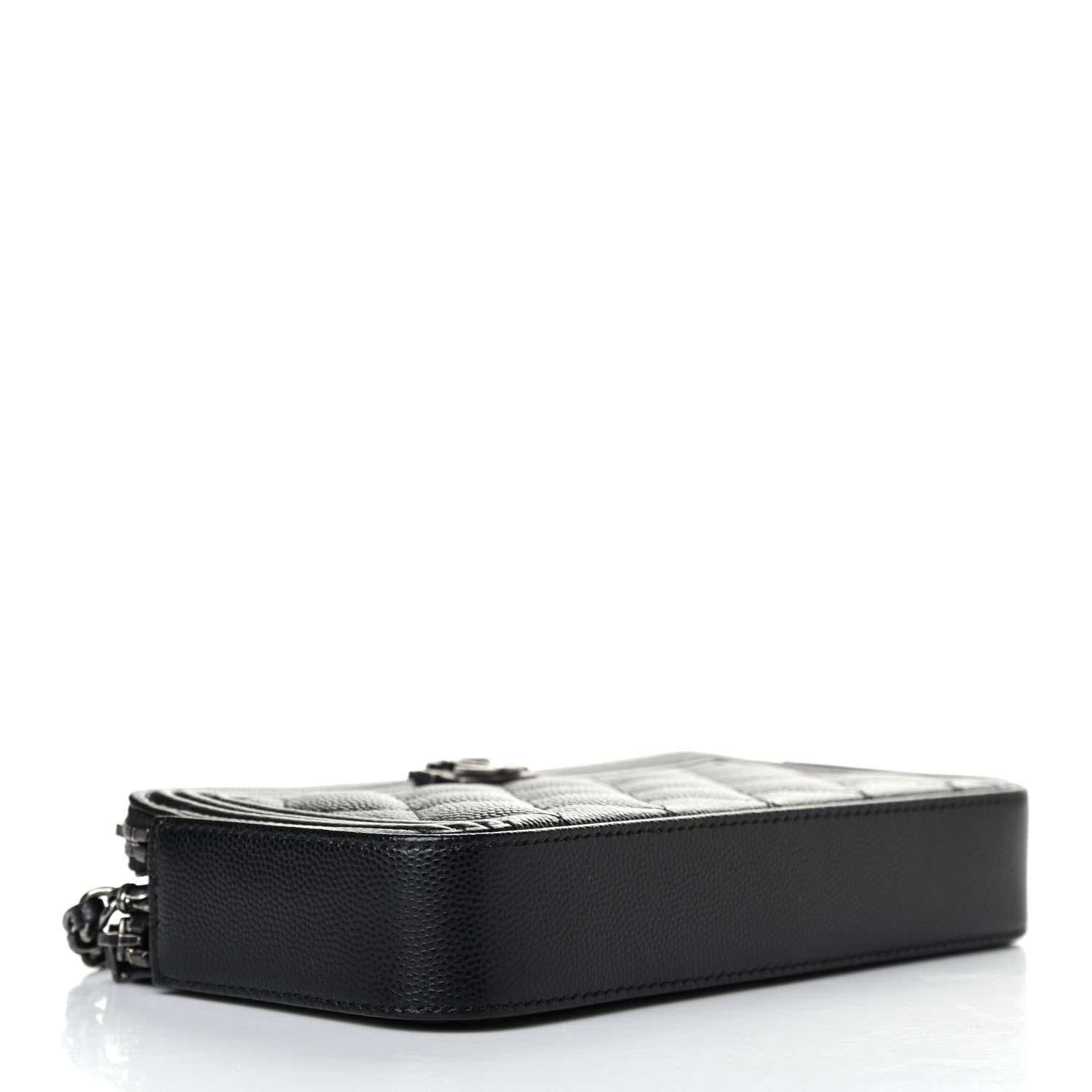 Chanel Caviar Quilted Small Boy Clutch With Chain Black 3 of 4