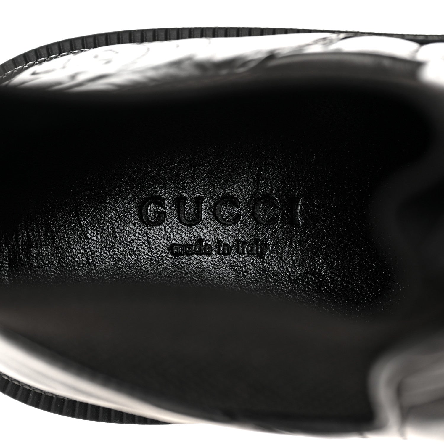 Gucci Calfskin Nappa Matelasse Frances Chelsea Boots 36 Black 7 of 10