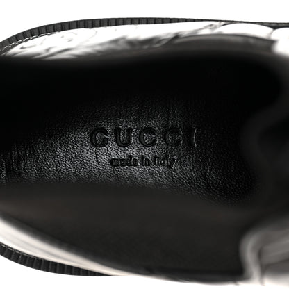 Gucci Calfskin Nappa Matelasse Frances Chelsea Boots 36 Black 7 of 10