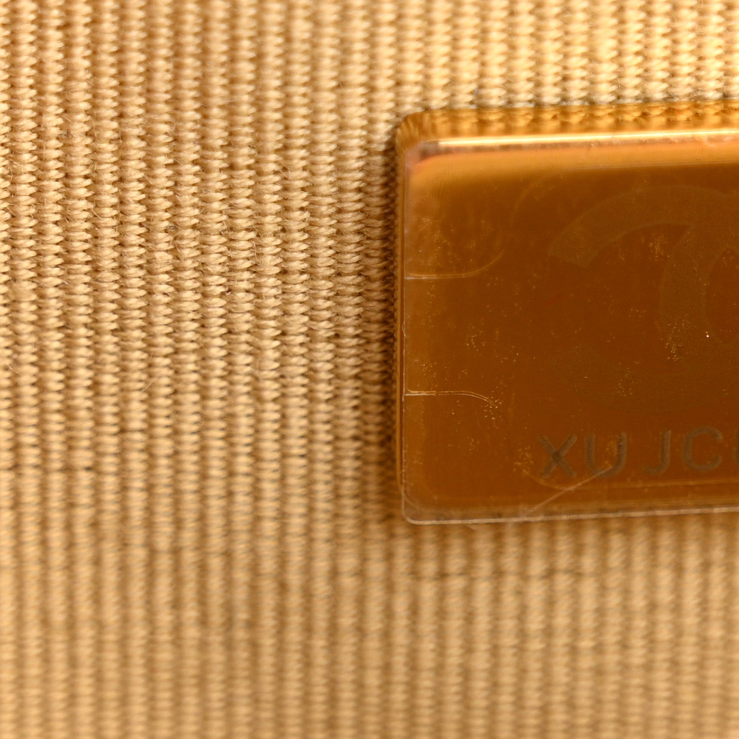 Chanel Lambskin Quilted CC Pearl Crush Wallet on Chain WOC Light Beige 8 of 12