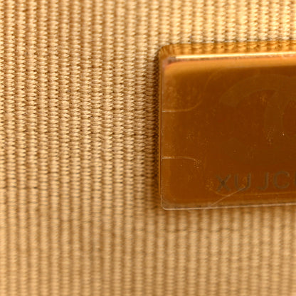 Chanel Lambskin Quilted CC Pearl Crush Wallet on Chain WOC Light Beige 8 of 12