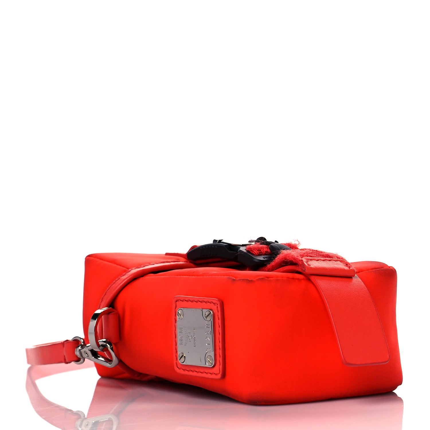 MCM Nylon Mini Crossbody Pouch Orange 3 of 19
