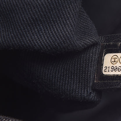 Chanel Denim Large Deauville Tote Dark Blue 7 of 10