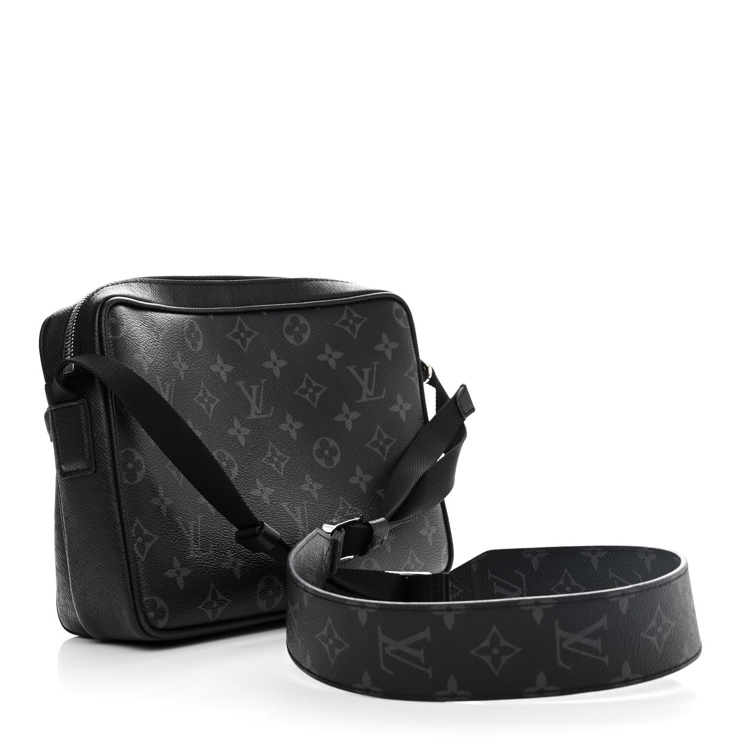 Louis Vuitton Taiga Monogram Eclipse Outdoor Messenger Black 3 of 11