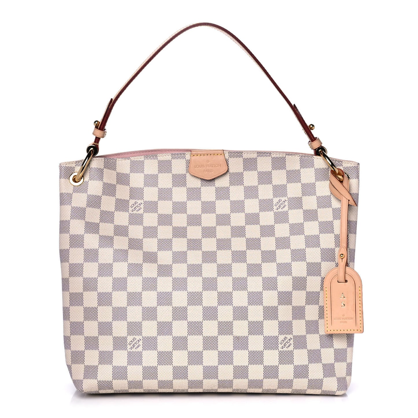 Damier Azur Graceful PM Rose Ballerine