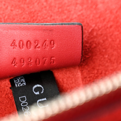 Gucci GG Supreme Monogram Small Dionysus Shoulder Bag Red 7 of 12