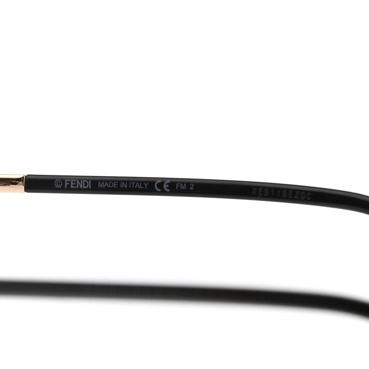 Acetate Metal FF Cat Eye Iridia Sunglasses FF 0357/S Havana