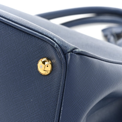 Prada Saffiano Lux Large Tote Bluette 10 of 15