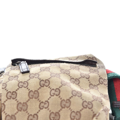 Gucci Monogram Web Belt Bag Dark Brown 9 of 11