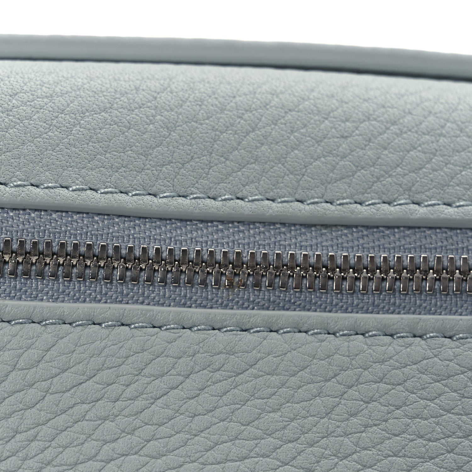Loro Piana Grained Calfskin Extra Pocket Mini Pouch Minty Breeze 10 of 10