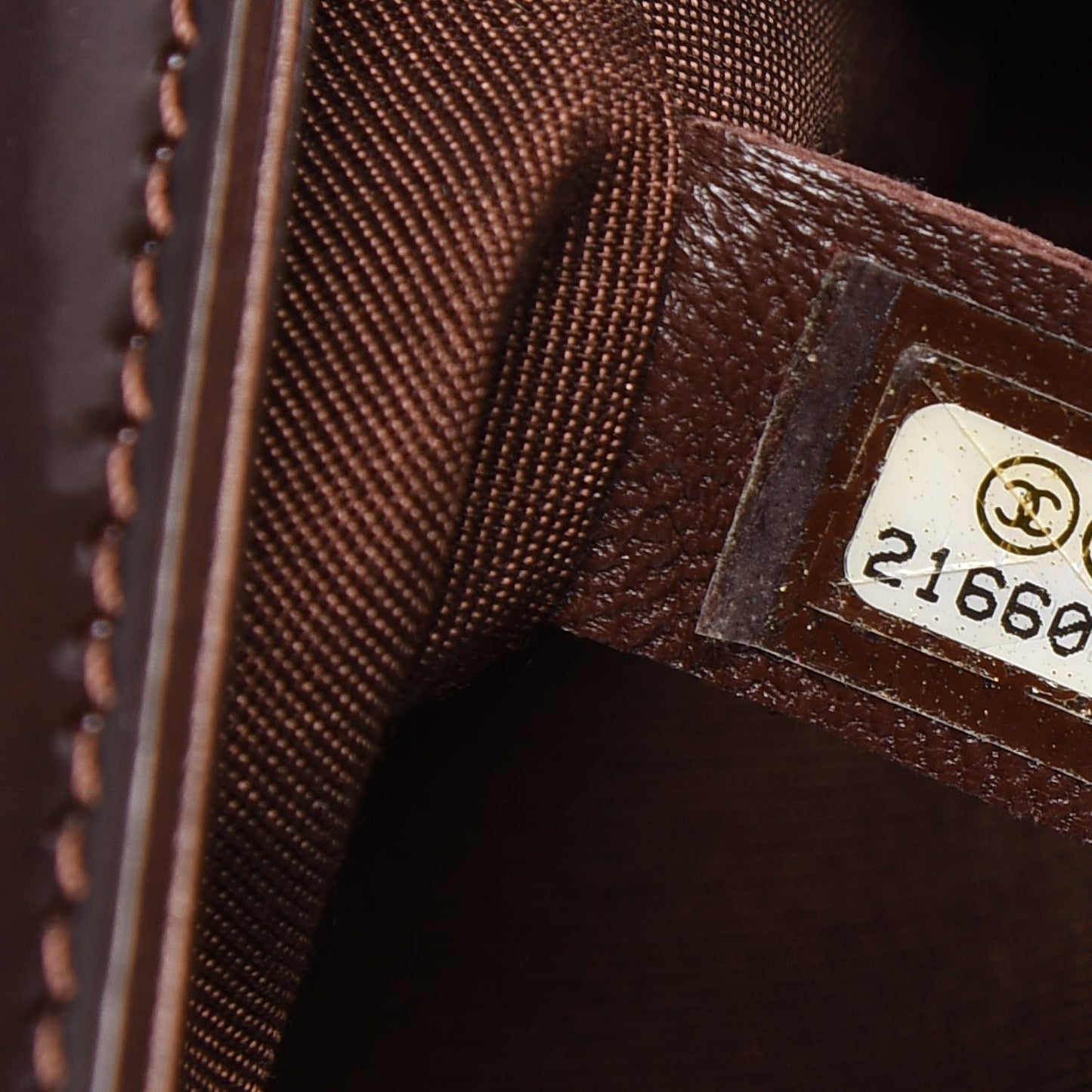 Metallic Patent Calfskin Quilted Medium Boy Flap Brown