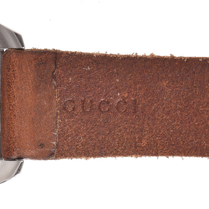 Gucci Stainless Steel Calfskin 44mm GG2570 Toscano Quartz Watch Black 9 of 15