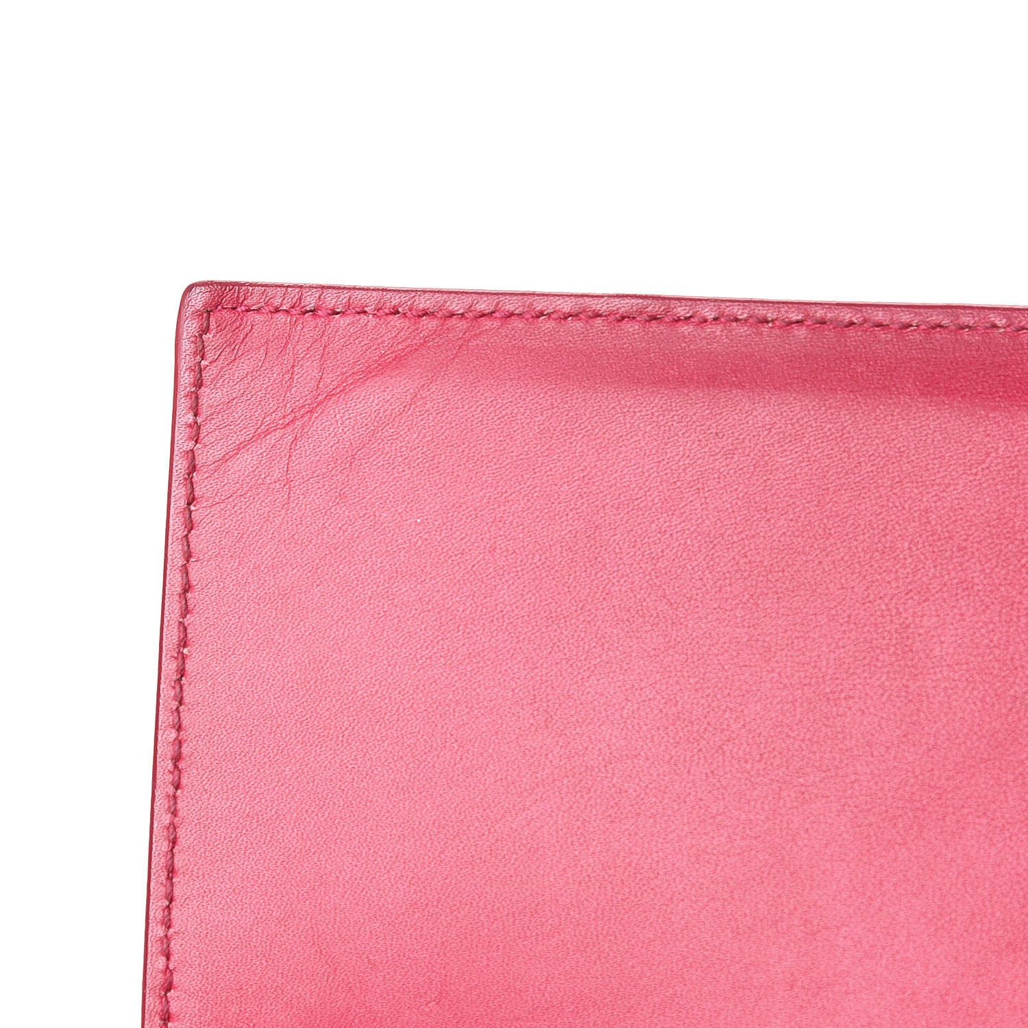 Saint Laurent Calfskin Classic Monogram Cassandre Clutch Bubblegum 16 of 16