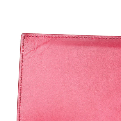 Saint Laurent Calfskin Classic Monogram Cassandre Clutch Bubblegum 16 of 16