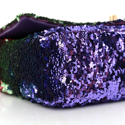 Chanel Gradient Sequin CC Small Single Flap Multicolor 9 of 12