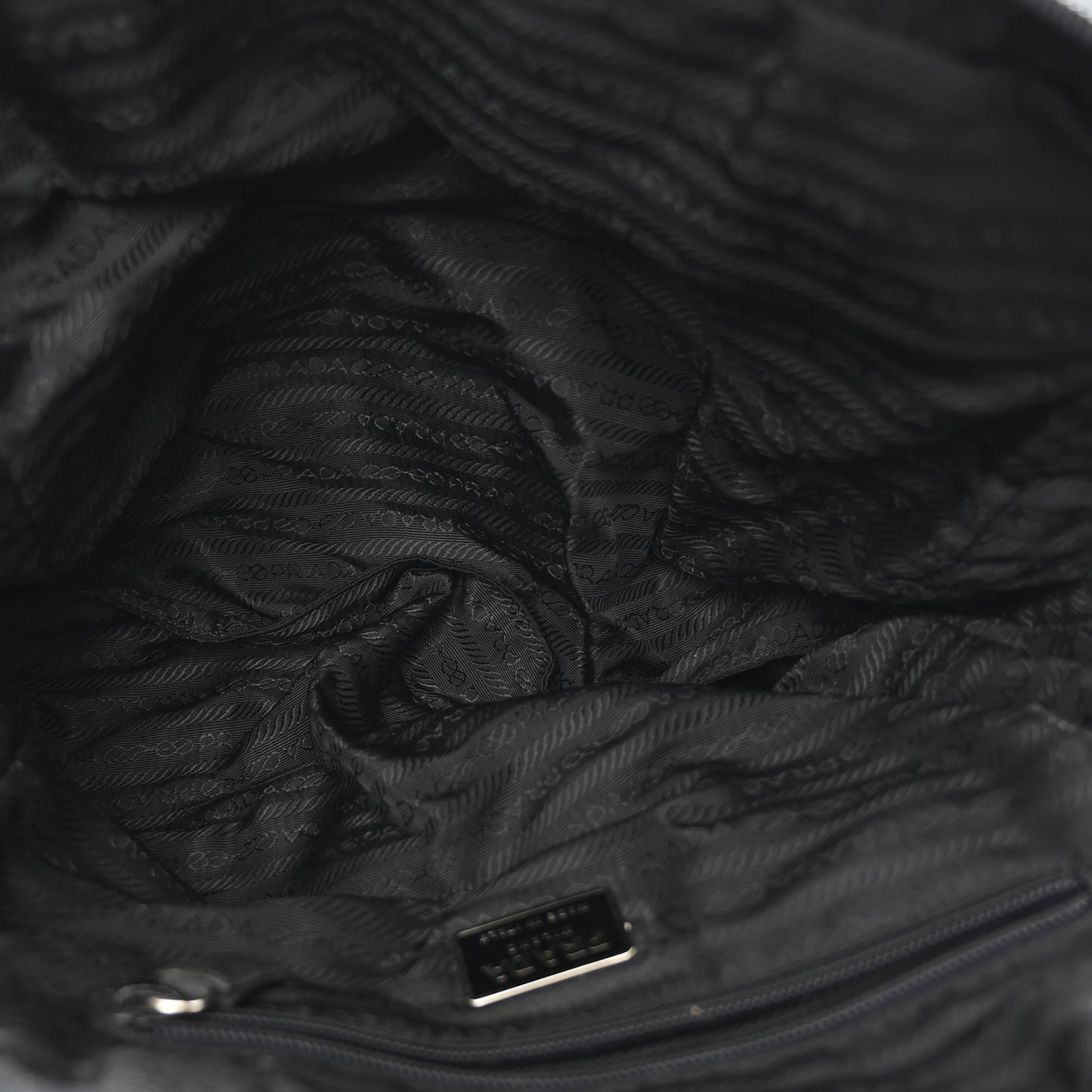 Tessuto Nylon Sport Bag Black