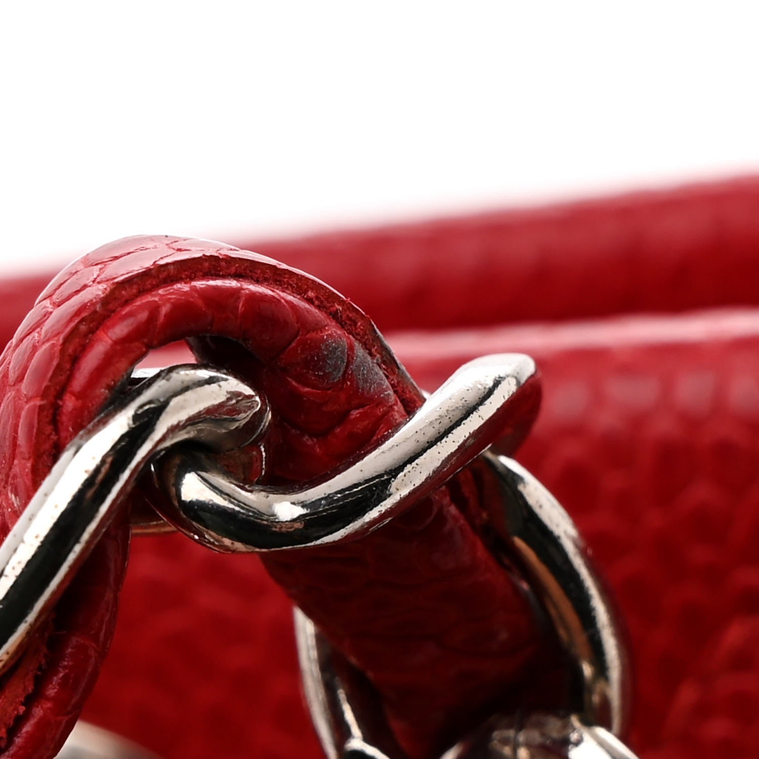 Chanel Caviar Shoulder Bag Red 11 of 13