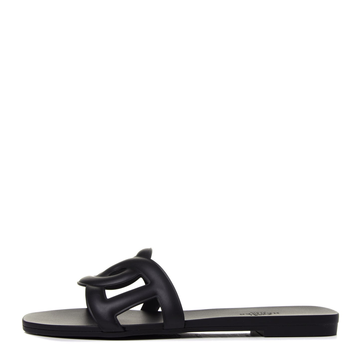 Rubber Aloha Sandals 36 Black