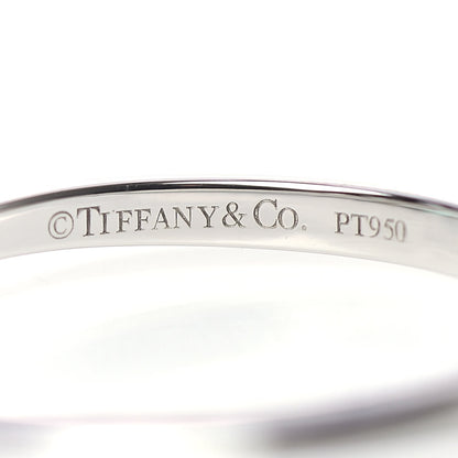 Tiffany Platinum Diamond Three Stone Milgrain Ring 51 5.75 4 of 5