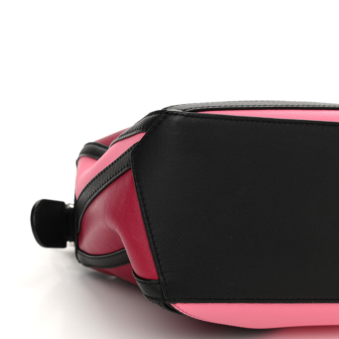 Calfskin Small Graphic Puzzle Bag Raspberry Wild Rose