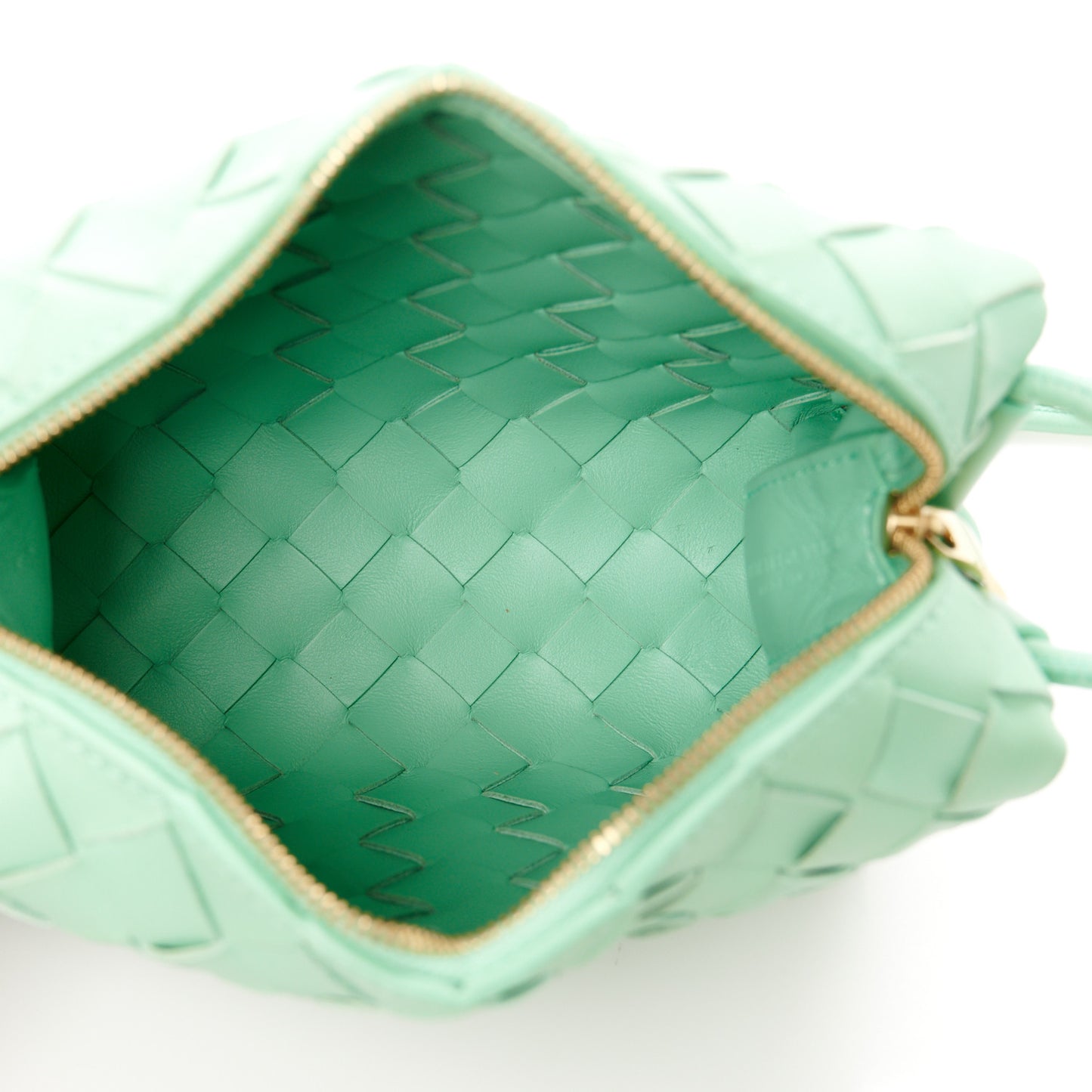 Nappa Intrecciato Mini Loop Camera Bag Siren