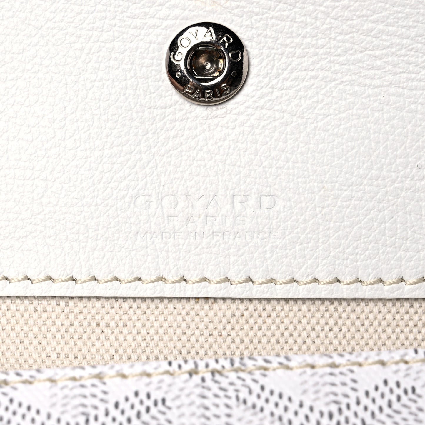 Goyardine Saint Louis GM White